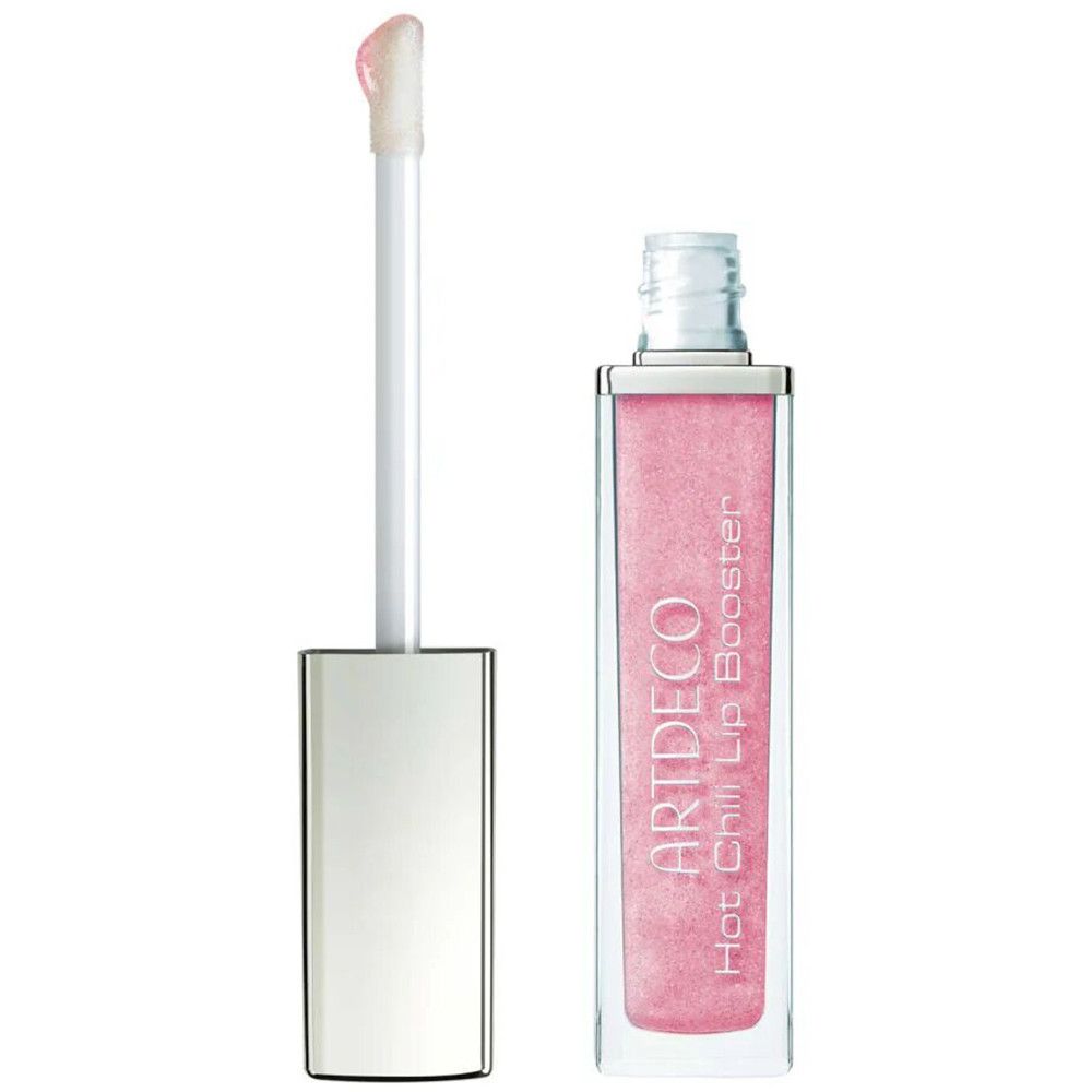 Artdeco Hot Chili Lip Booster in glänzendem Rosa mit Applikator.