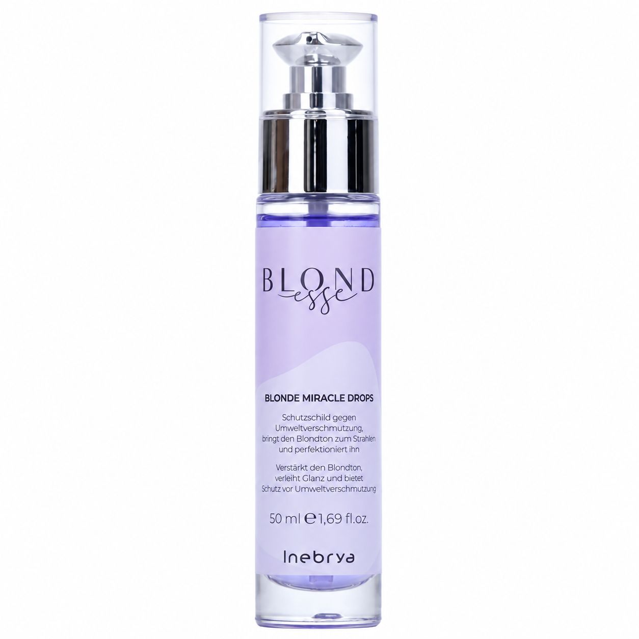 Flasche mit Pumpspender, 50 ml, für blondes Haar.
