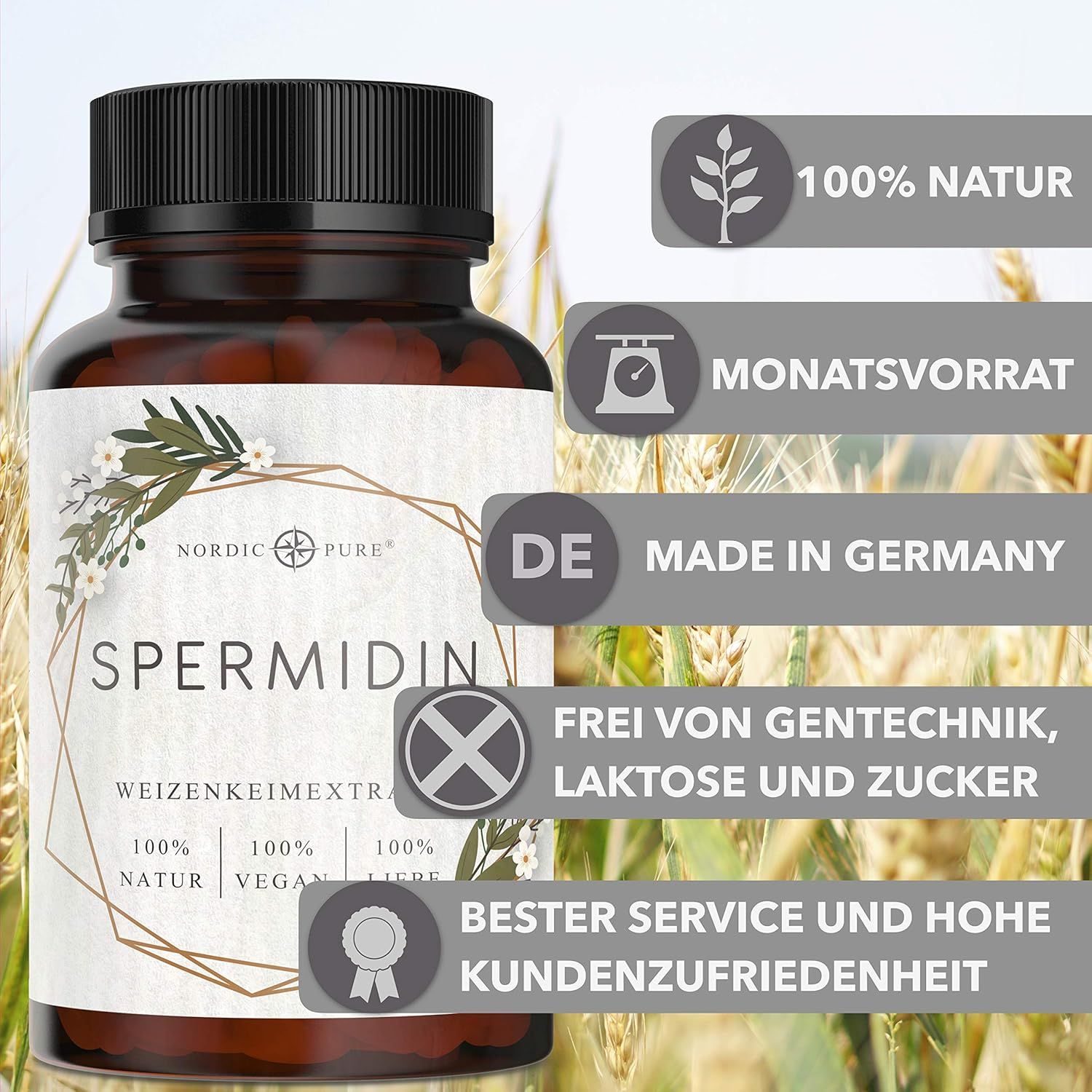 Nordic Pure Spermidin Kapseln