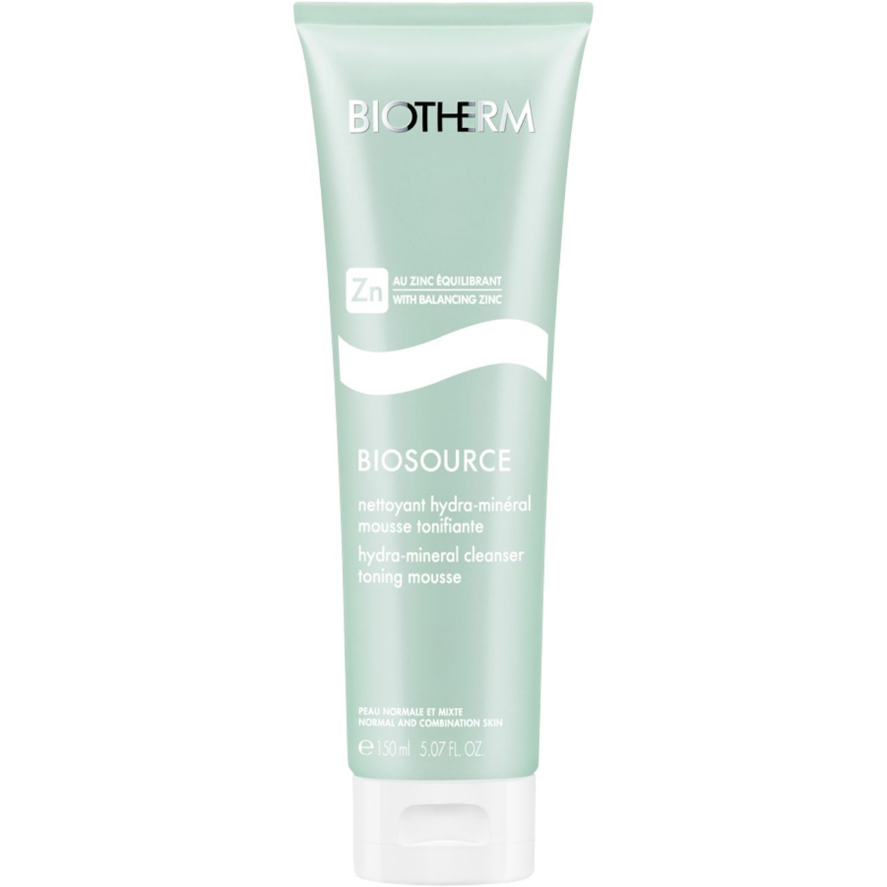 BIOTHERM BIOSOURCE hydra-mineral cleanser foaming mousse