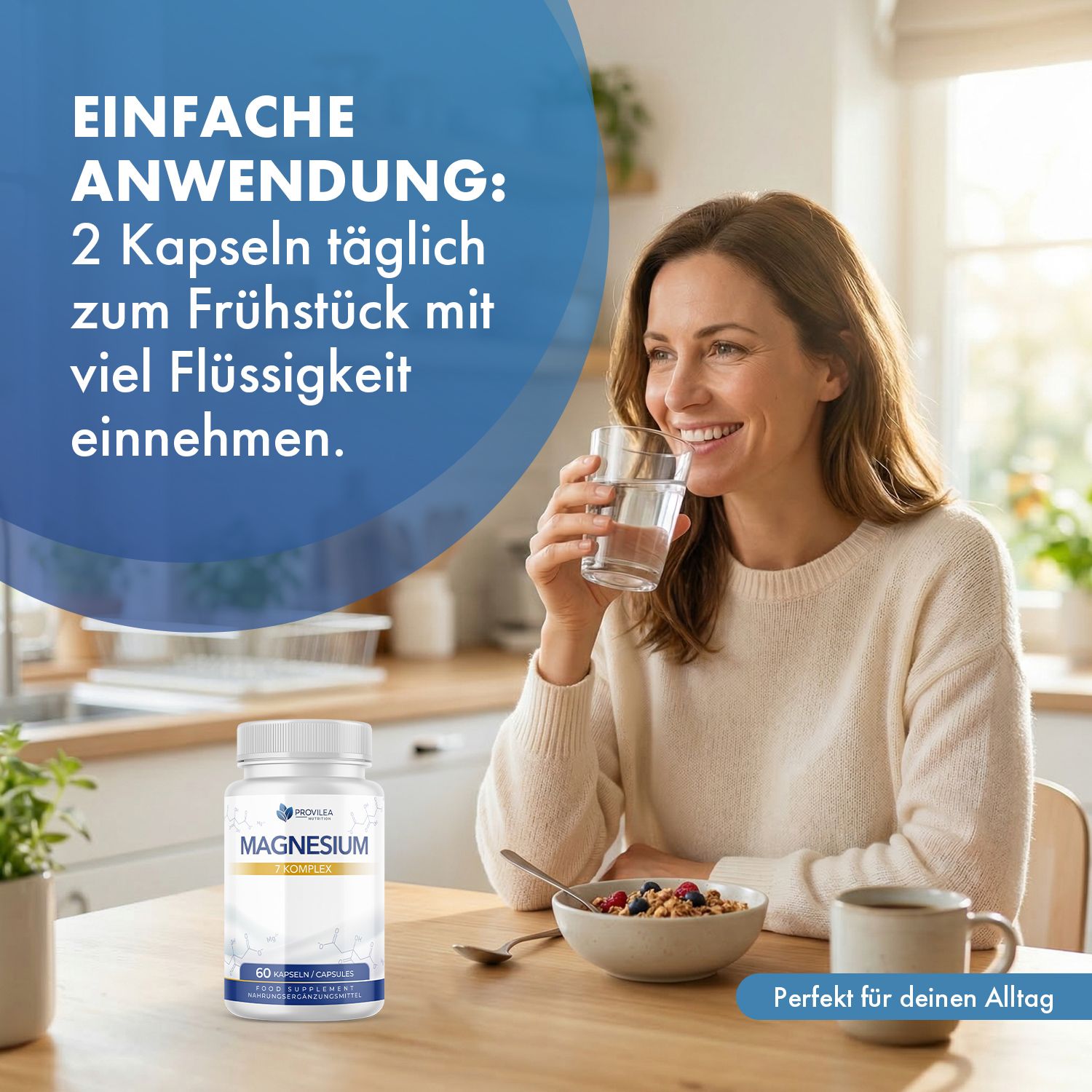 Provilea Nutrition Magnesium 7 Komplex Kapseln