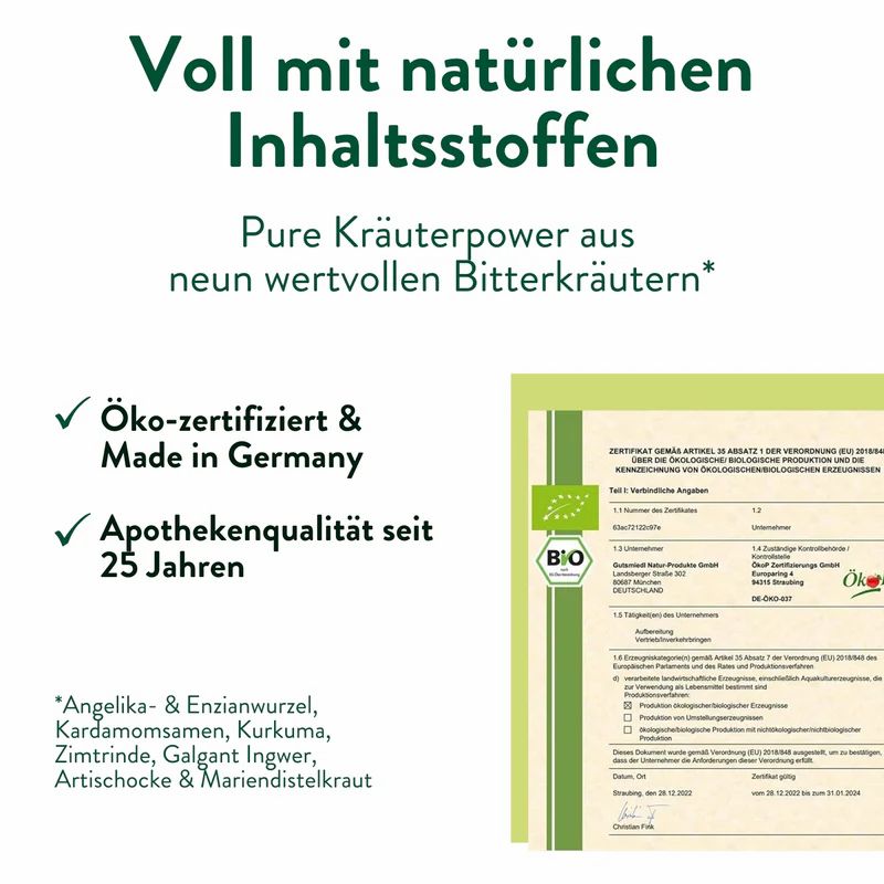 BitterKraft! Original Bitterstoffe Tropfen Pipette