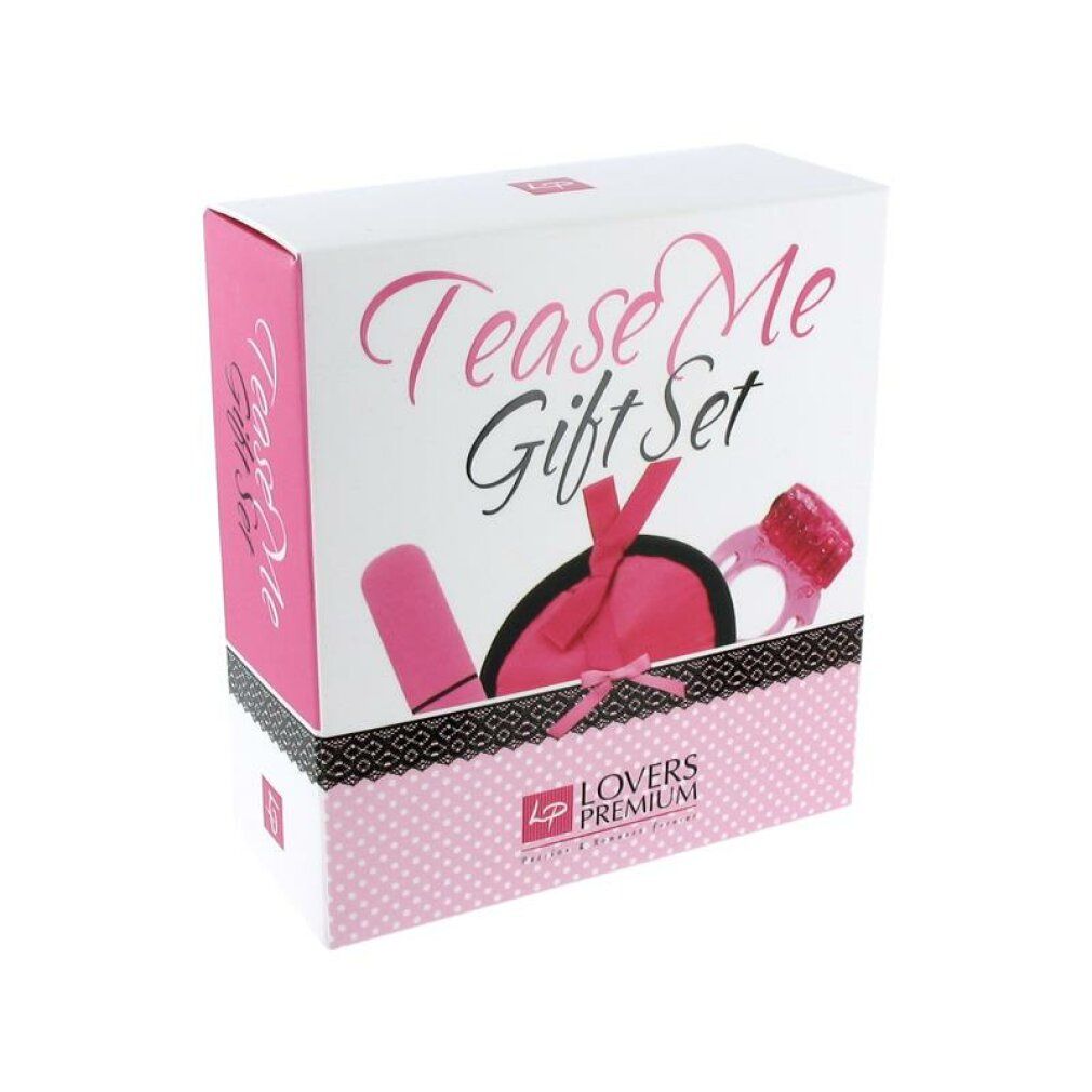 Loverspremium Tease Me - 3 Piece - Pink - Gift Set