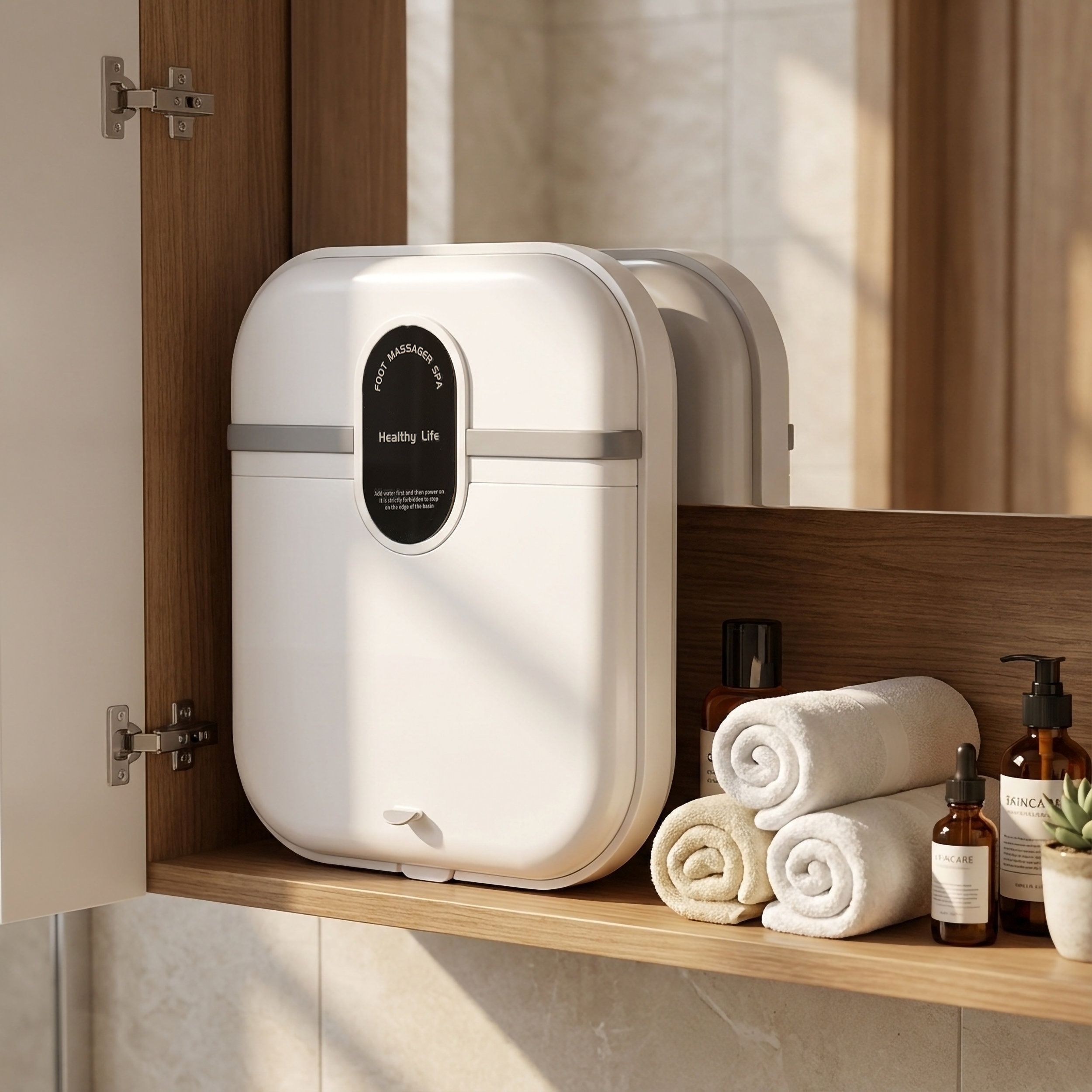 Fußbad mit Massage & Wärme – Shiatsu-Massage, Entspannung & Durchblutungsförderung für müde Füße