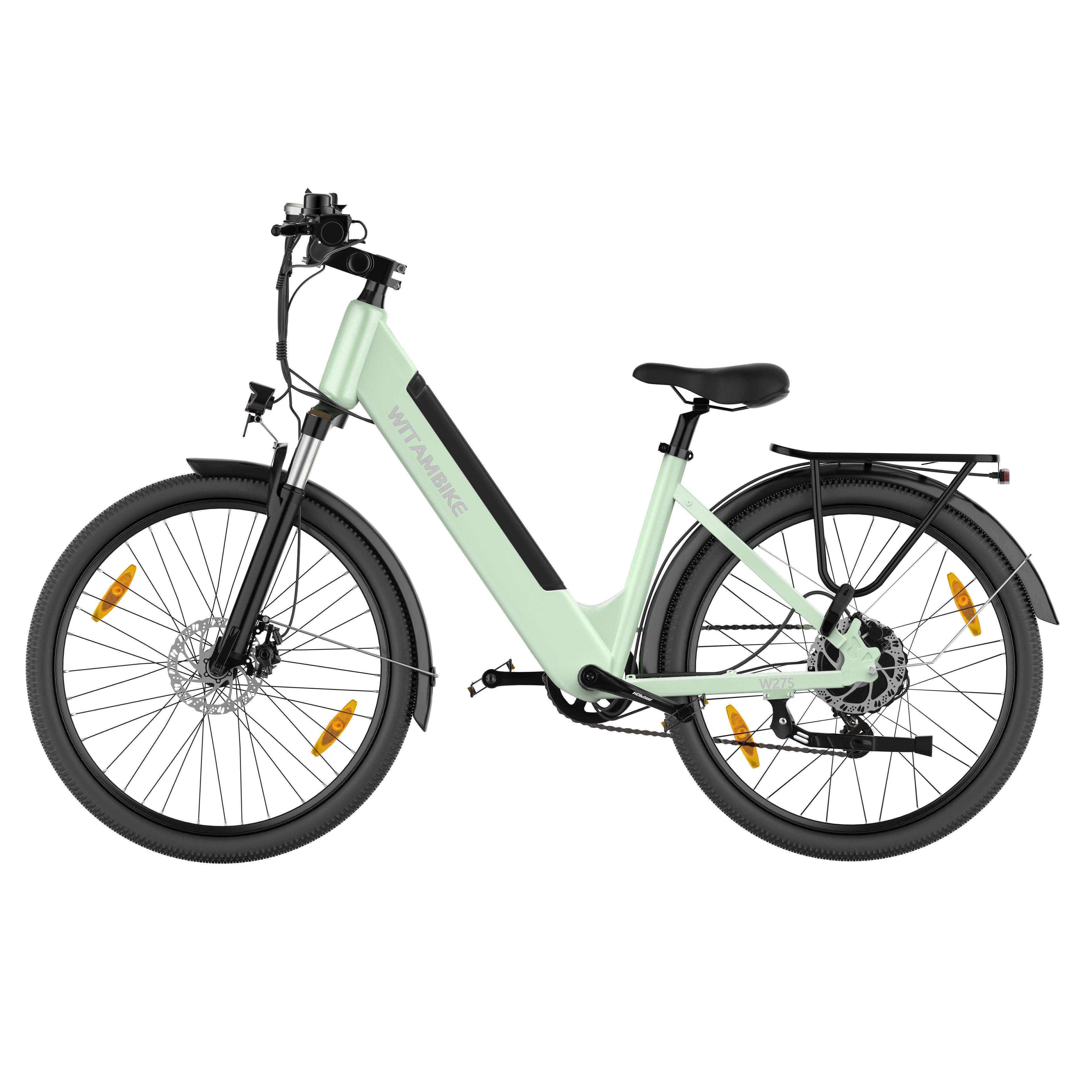 WITAMBIKE W275 E-Bike für Pendler, 36V 13Ah, 27,5" x 2,10 Reifen