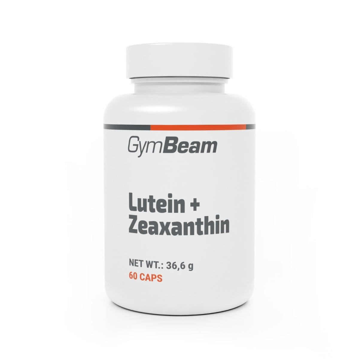 GymBeam Lutein + Zeaxanthin Kapseln, 60 Stück.