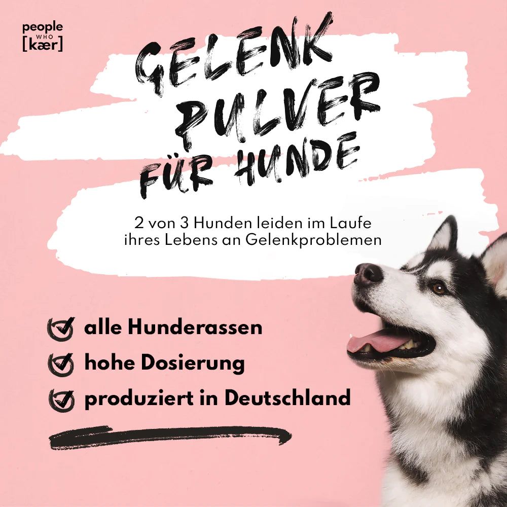 Gelenkpulver für Hunde - People Who Kaer