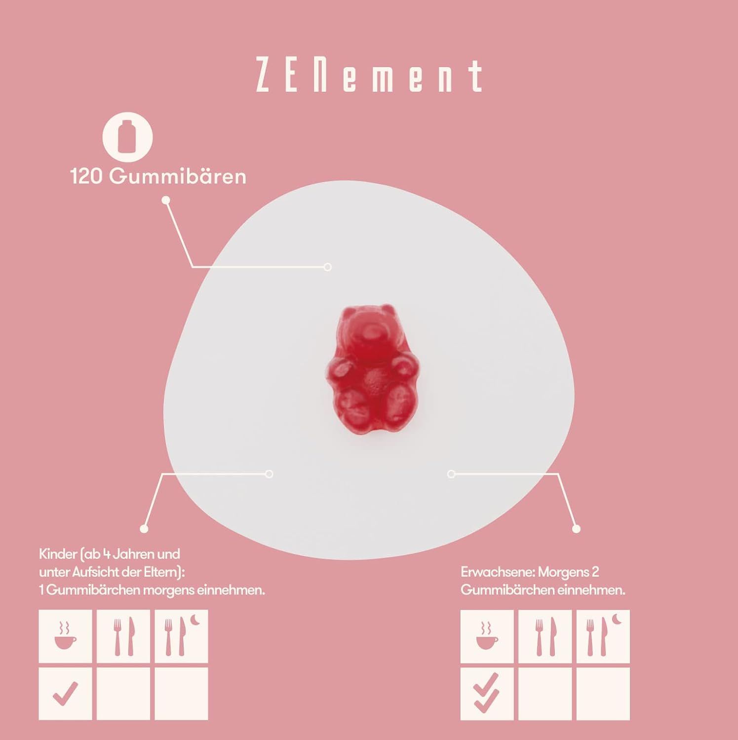 Zenement Multivitamin Gummibärchen für Kinder