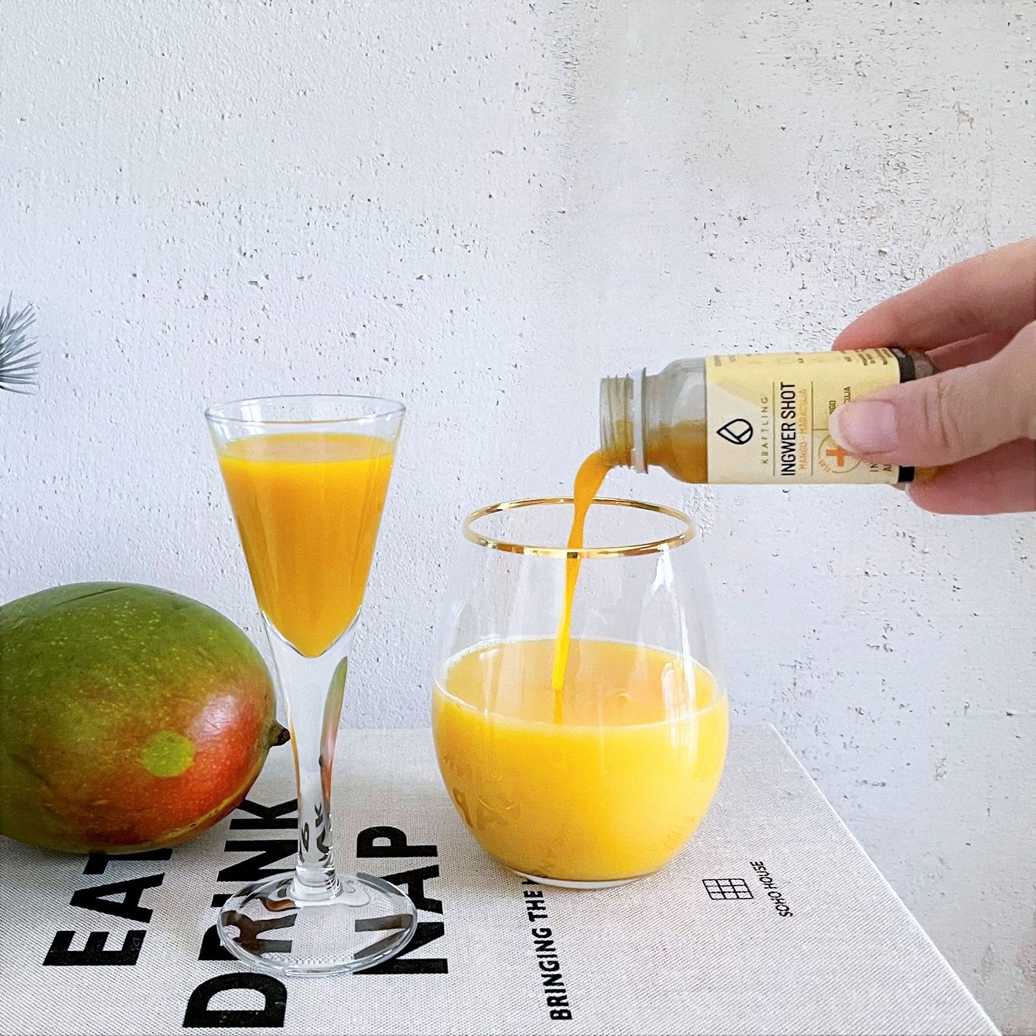 Kraftling Ingwer Shot  Mango Maracuja