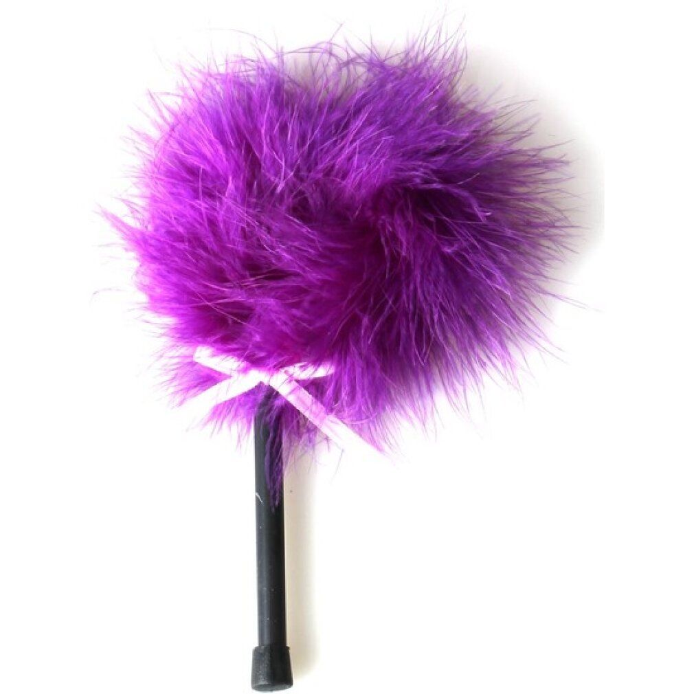 Secretplay pink purple marabou duster