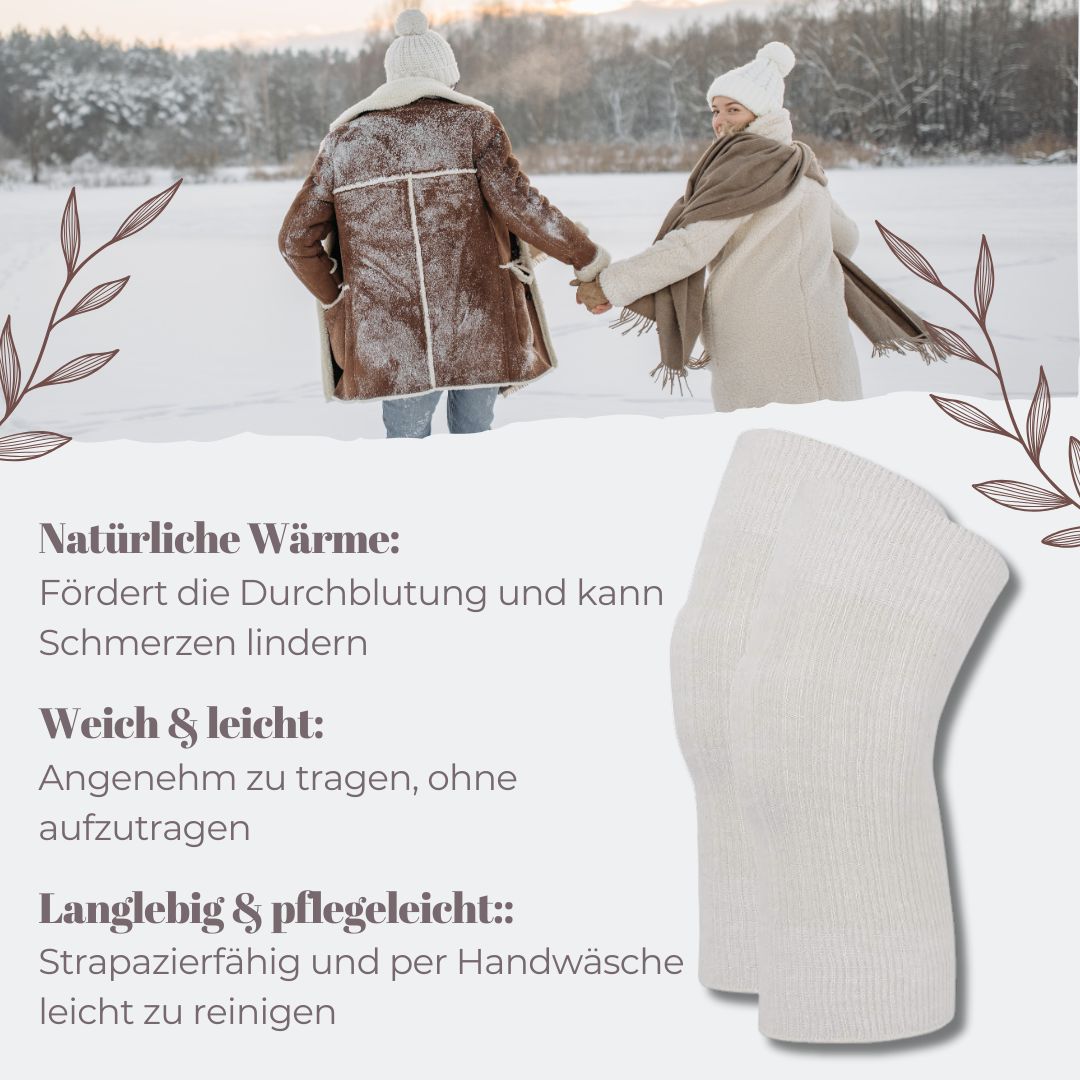 Wobera Angora-Kniewärmer