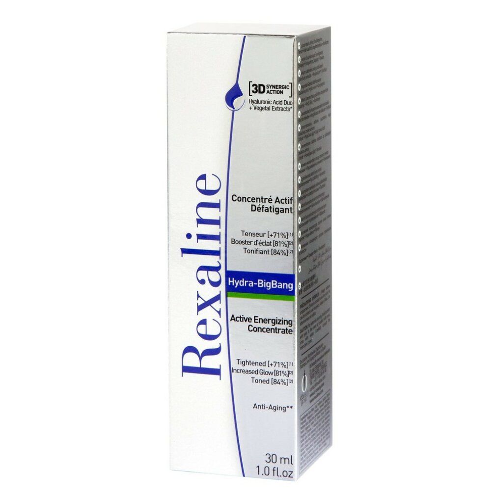 Rexaline Hydra-BigBang Konzentrat in silberner Umverpackung.