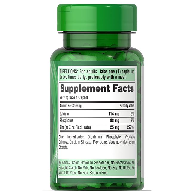 Puritan's Pride Zinkpicolinat 25 mg