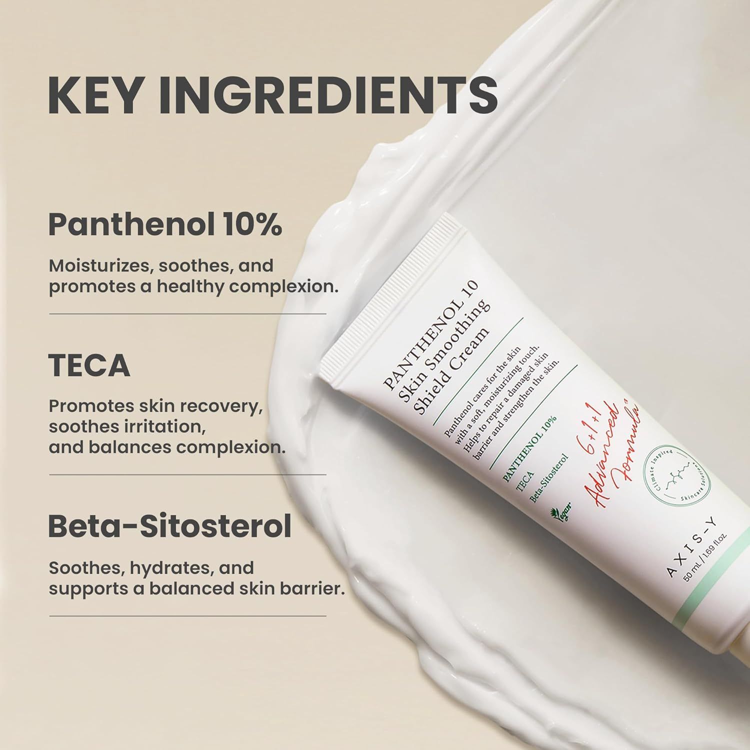 AXIS-Y Panthenol 10 Skin Smoothing Shield Cream