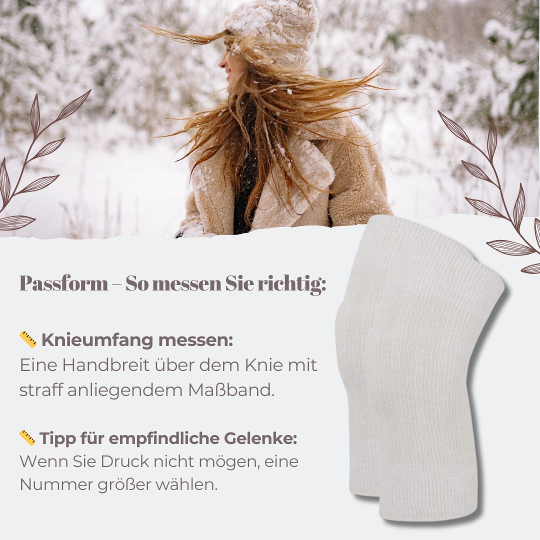 Wobera Angora-Kniewärmer