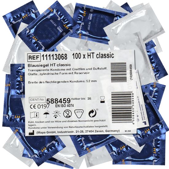 Blausiegel *HT classic* Kondome mit Gleitfilm und Duftstoff