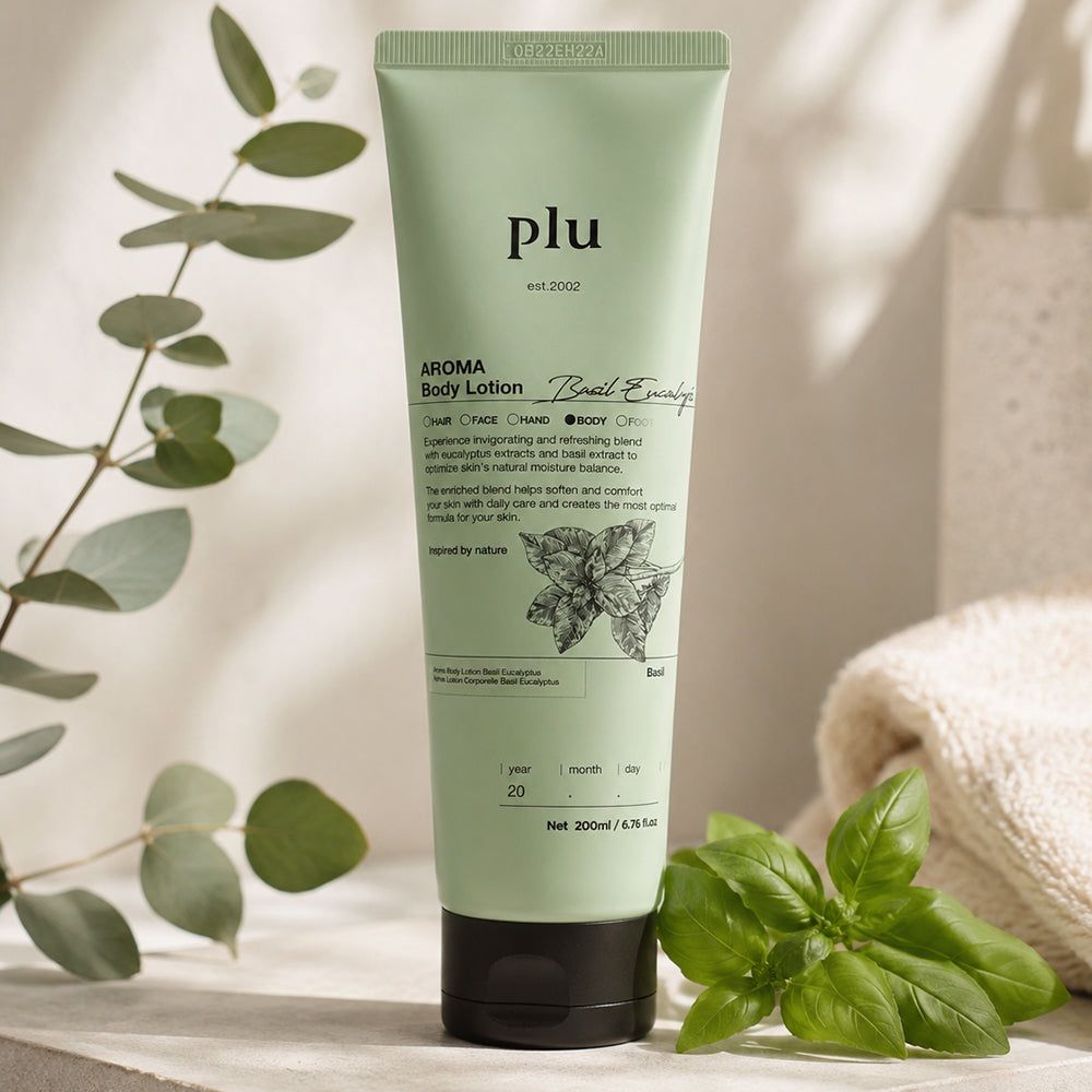 PLU Aroma Körperlotion Basilikum & Eukalyptus