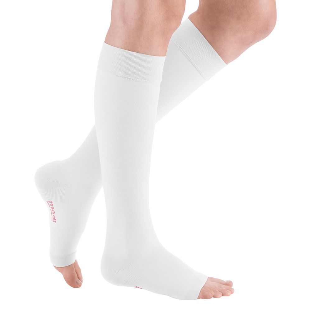 mediven plus CCL1 AD Kompressionsstrümpfe normal (39-44 cm) o. Fußspitze Trikotabschlussrand