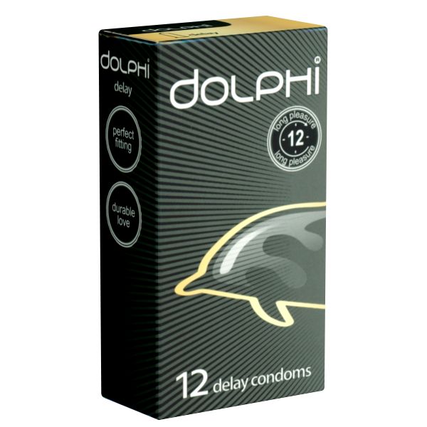 Dolphi *Delay* verzögernde Kondome mit Lidokain für längere Leidenschaft