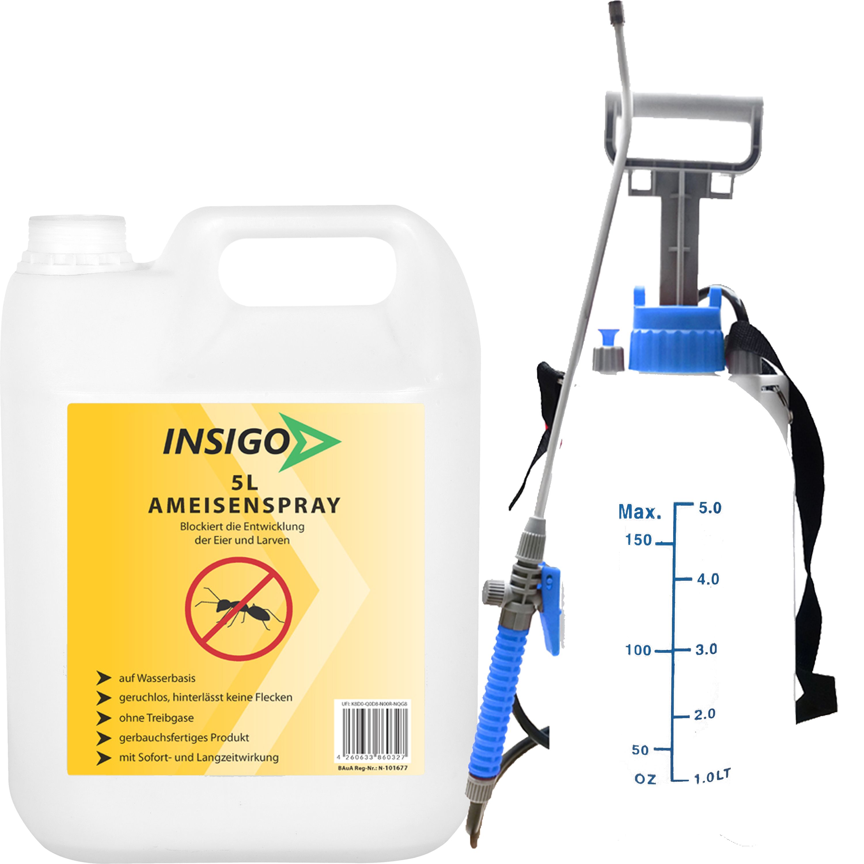 INSIGO Ameisenspray + SPRÜHER