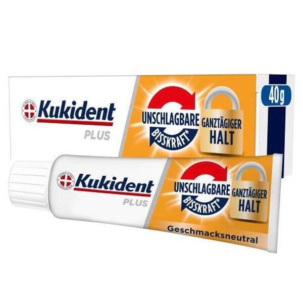 Kukident Plus Unschlagbare Bisskraft Haftcreme
