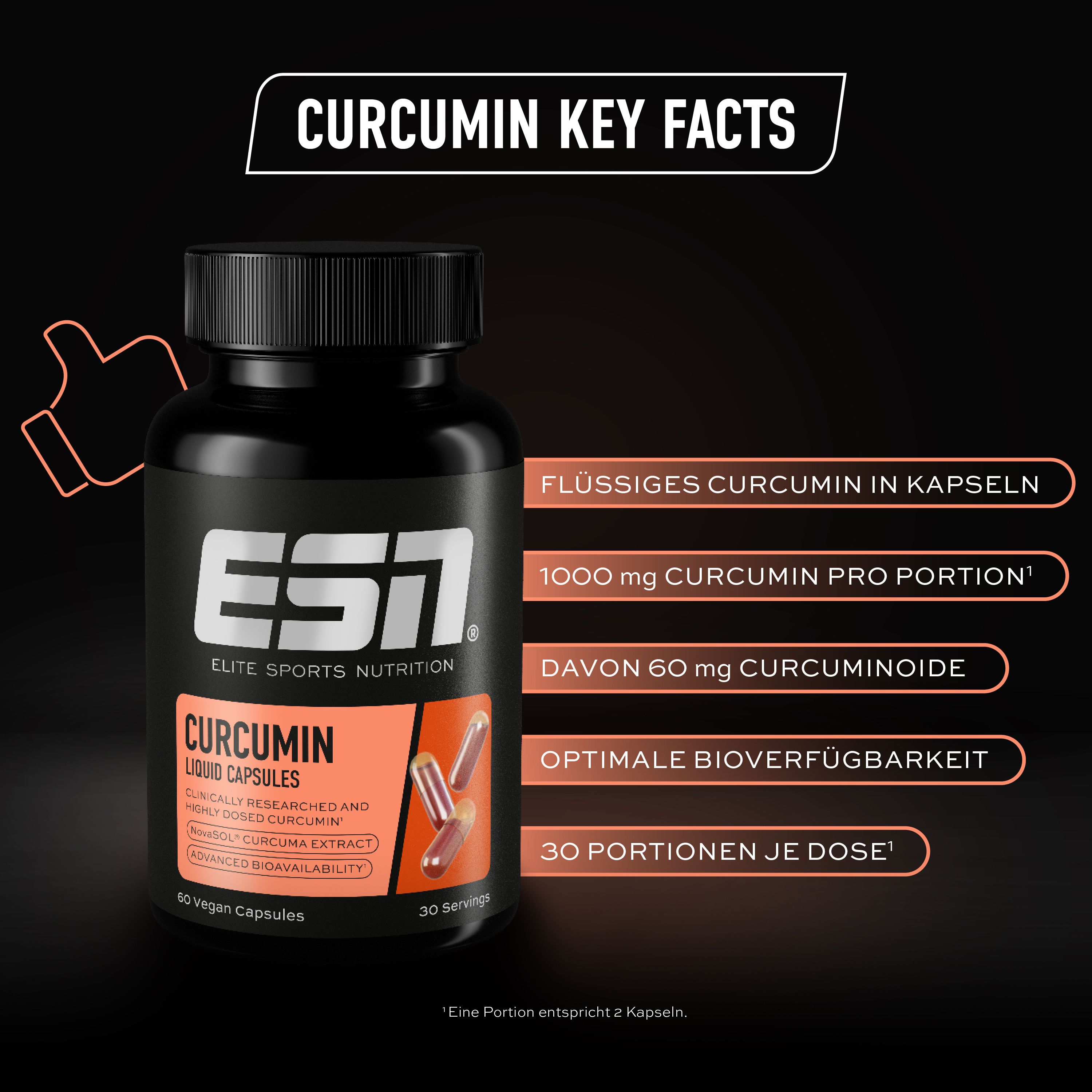 ESN Kurkuma Kapseln: Curcumin Liquid