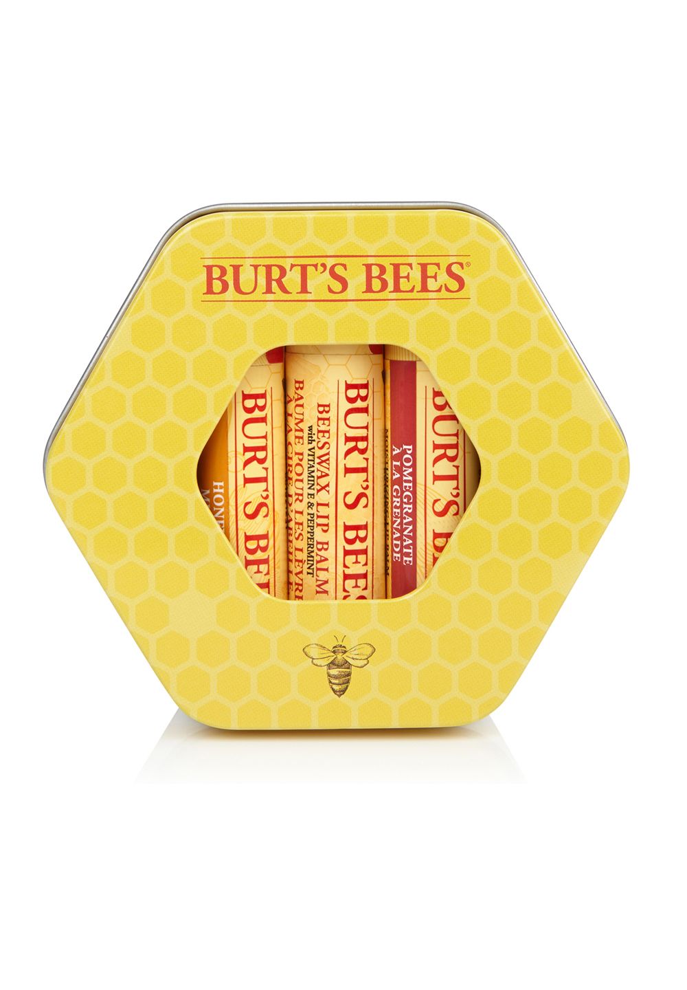 Burt's Bees Trio Tin Lip Balm (Lippenbalsam Glas, für alle Lippentypen) 500587