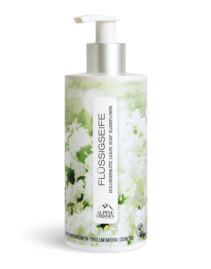 Alpine Organics Flüssigseife Holunder