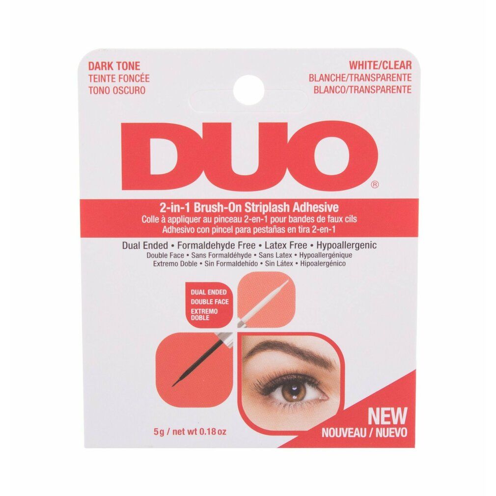 Duo 2 in 1 Pinsel auf Striplash Kleber Lepidlo Na Umele Rasy Se Steteckem