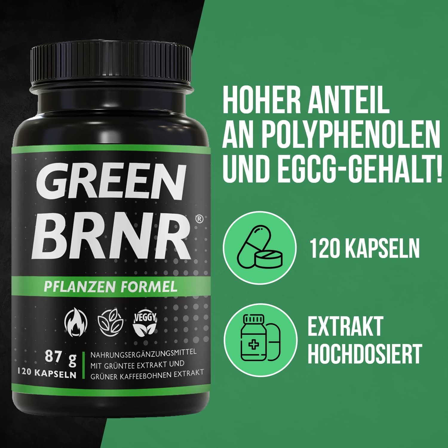 BRNR GREEN  - Grüntee Extrakt