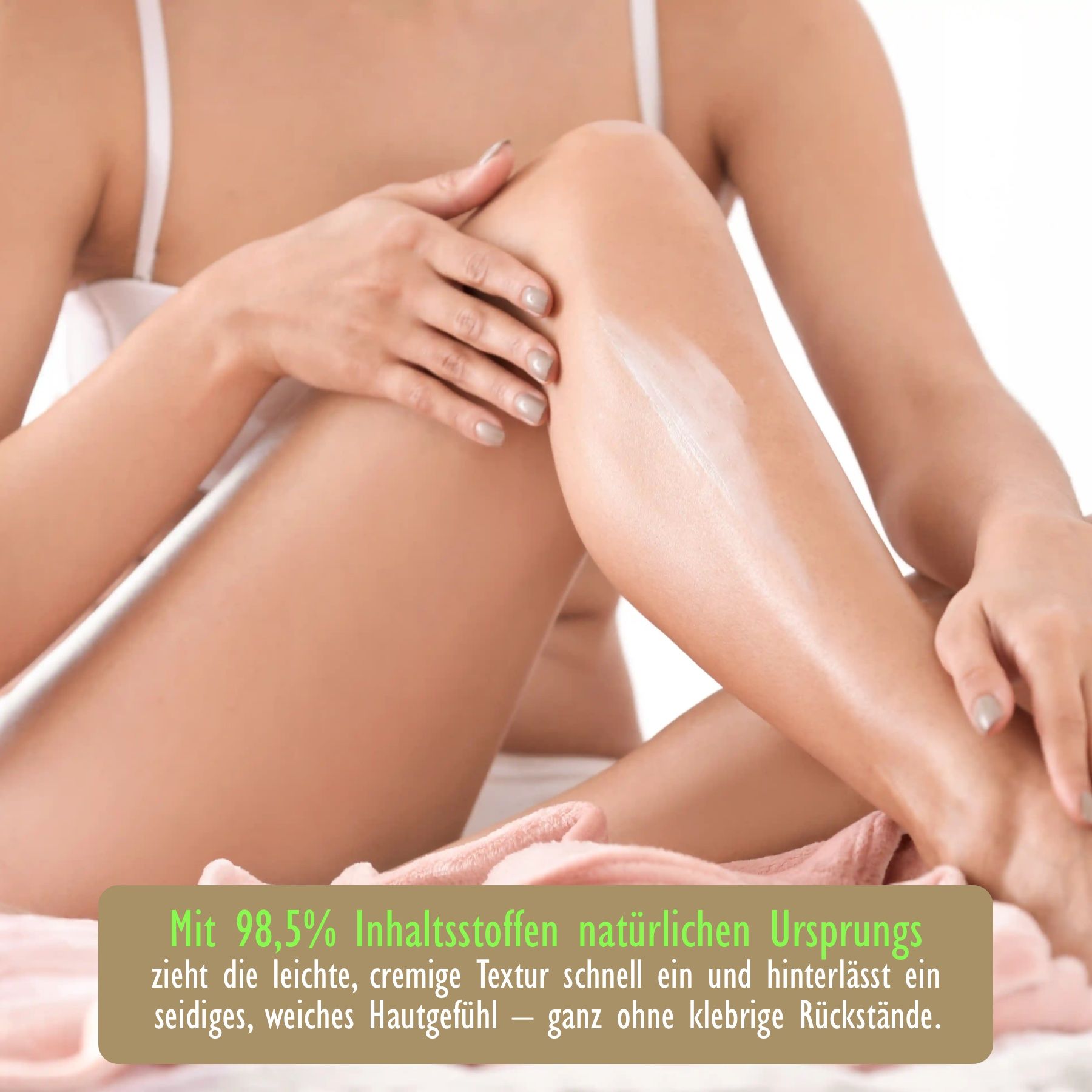 Hello Nature Body Milk Lotion für Körperpflege mit Kokosöl BIO