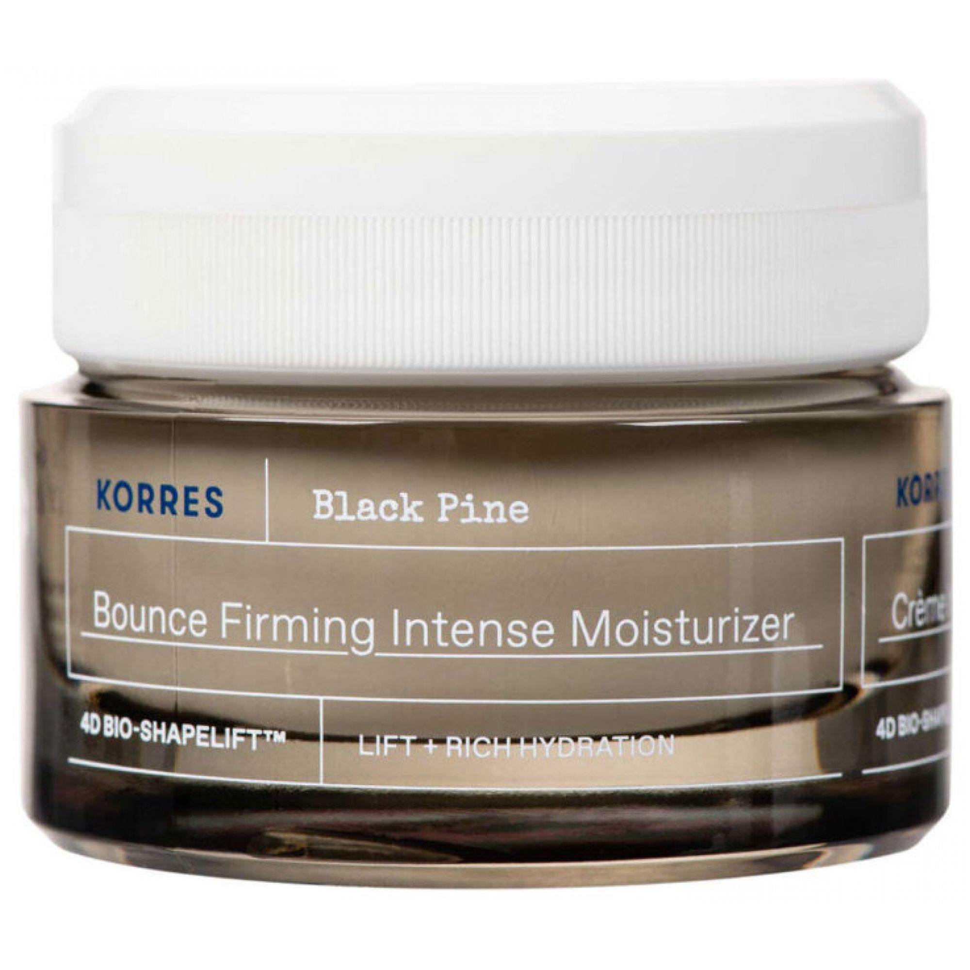 Korres Black Pine Bounce Firming Intense Moisturizer Tiegel.