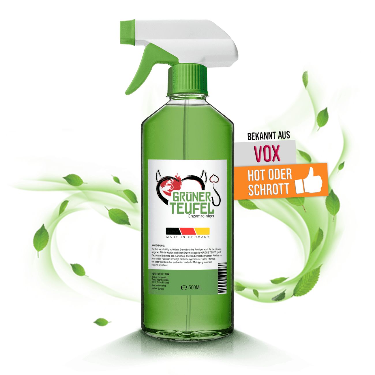 Grüner Teufel Enzymreiniger - Geruchsentferner