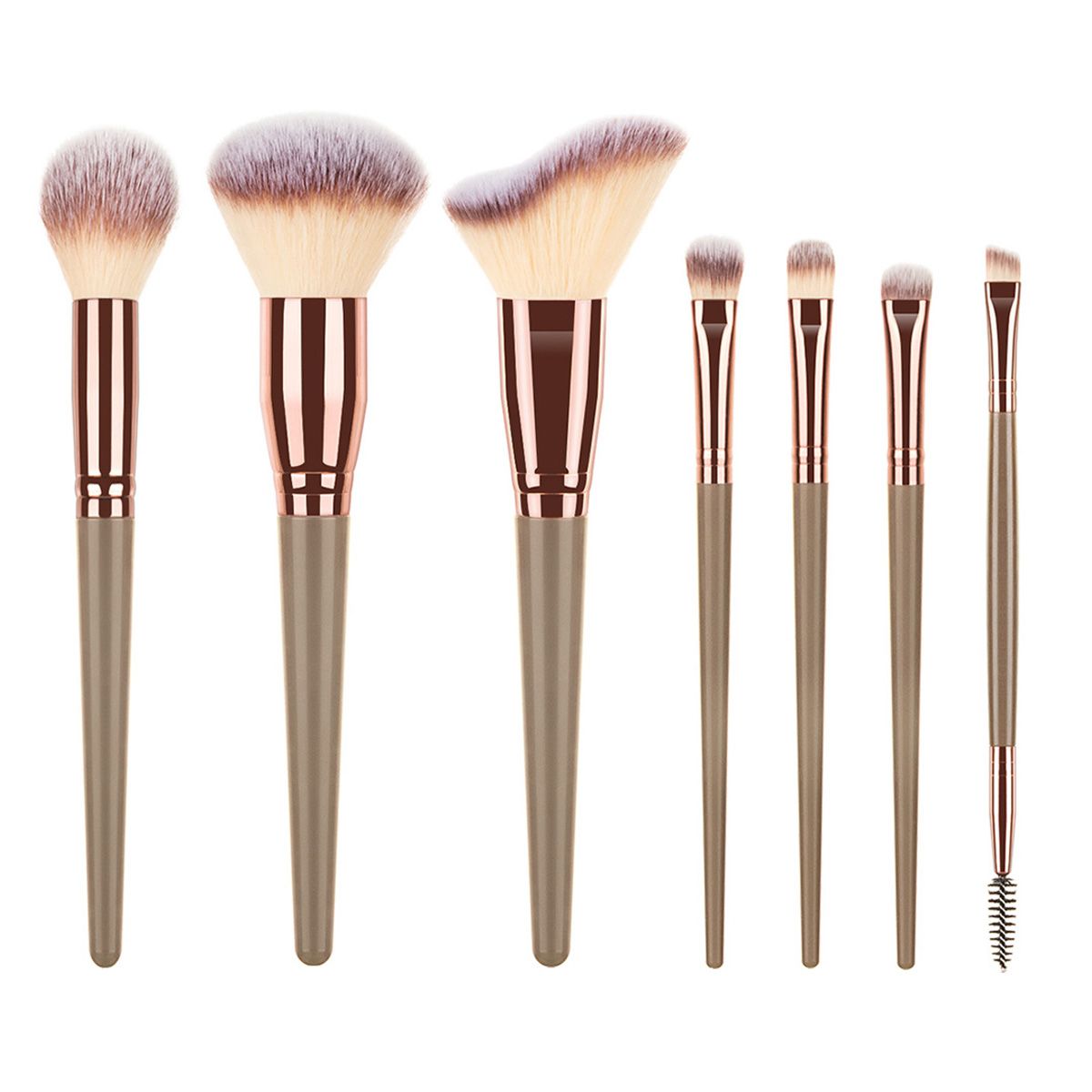 Chamois Make-up Pinselset