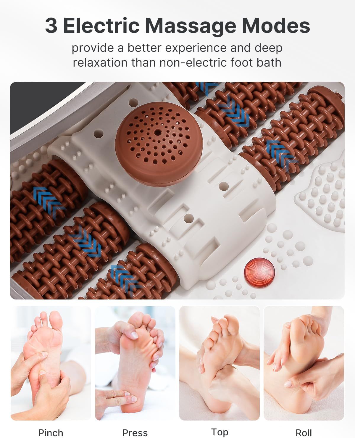 RENPHO Fussbad mit Massagefunktion