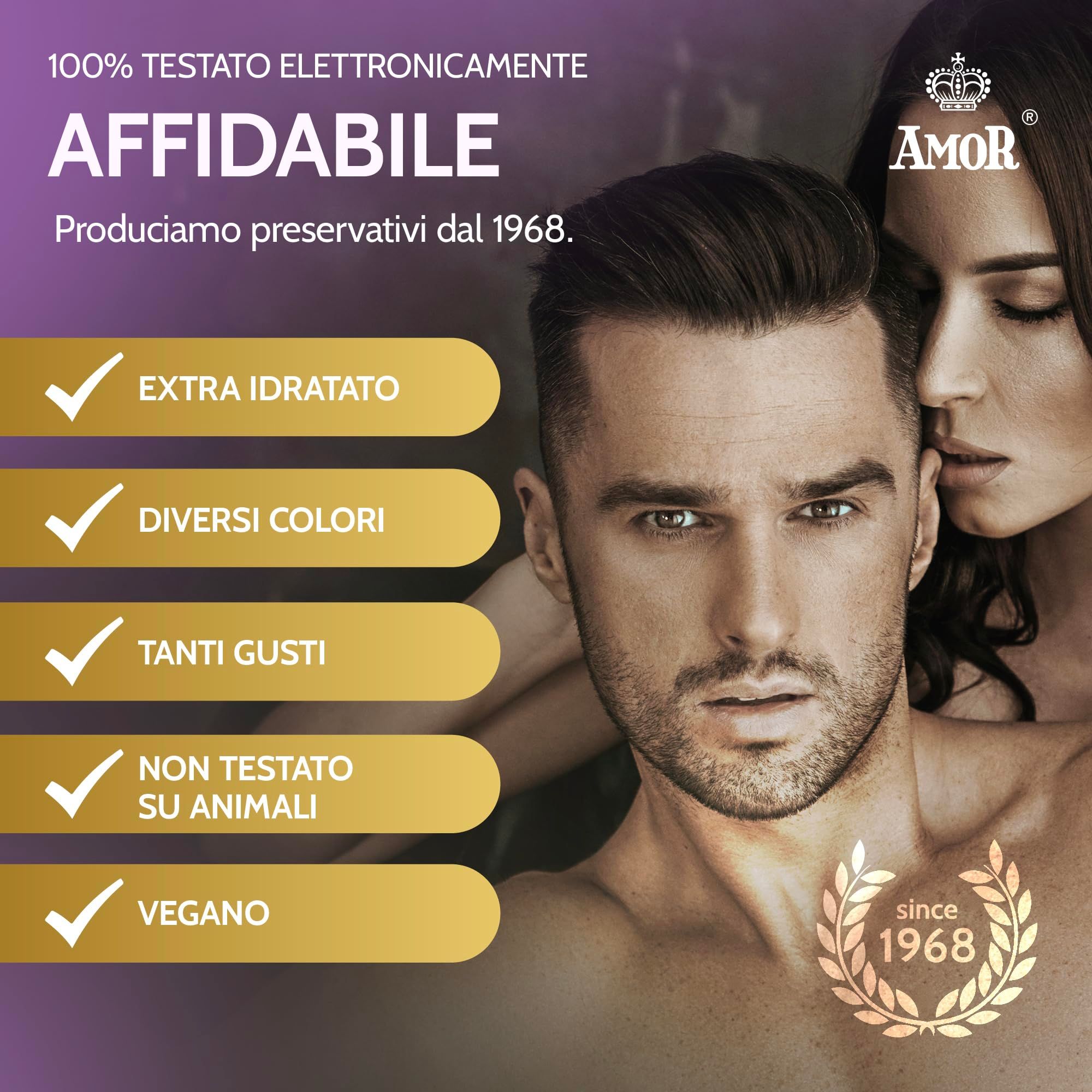 AMOR Mix Special Kondome + PlayGel Natural Set