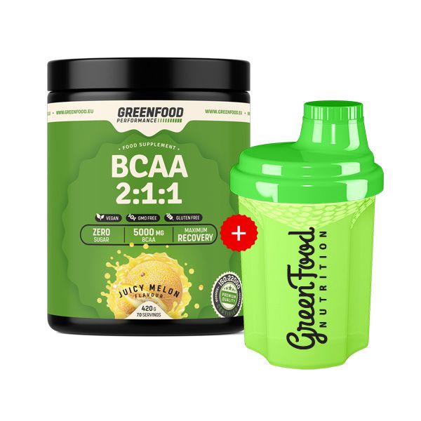 GreenFood Nutrition Performance BCAA 2:1:1 + 300ml Shaker