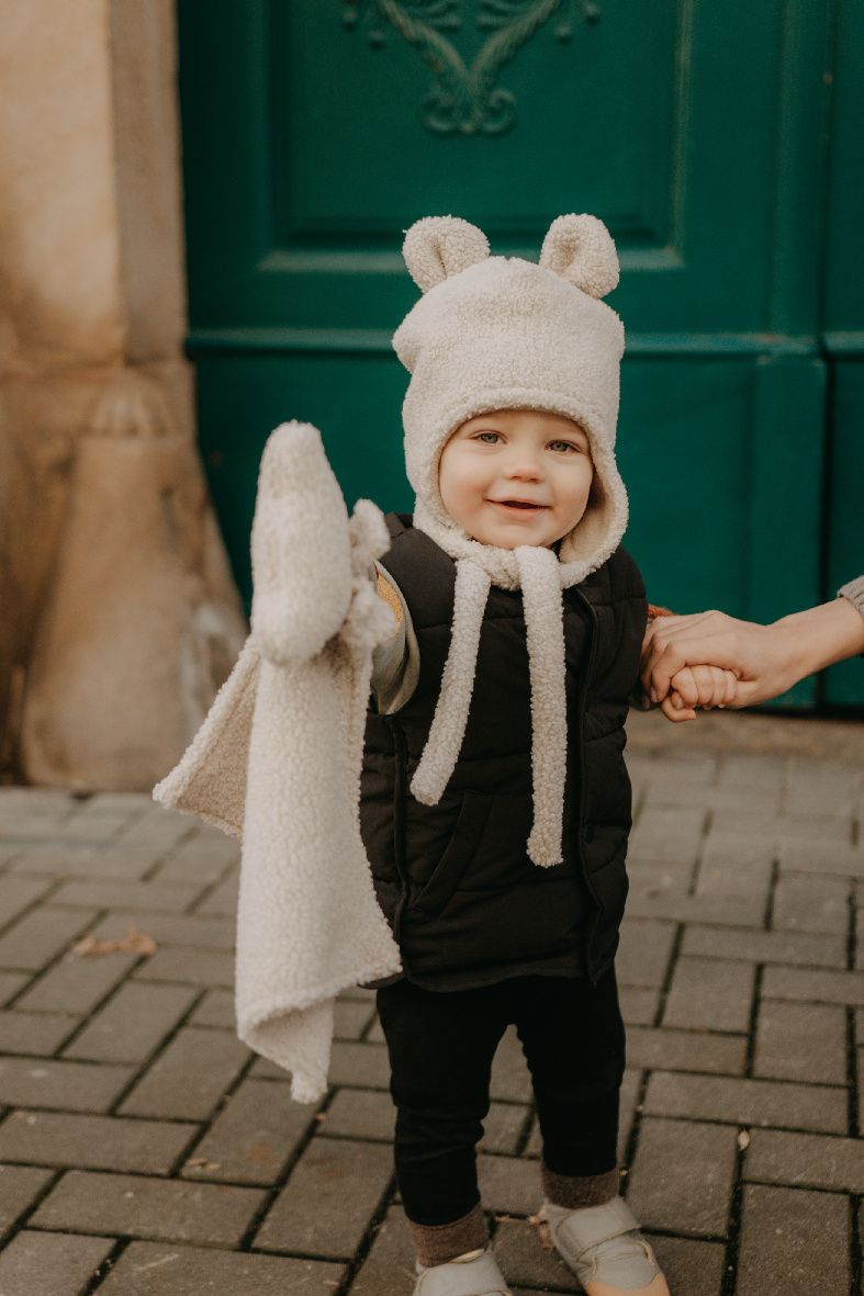 T-TOMI Cap TEDDY Cream (9-12 Monate)