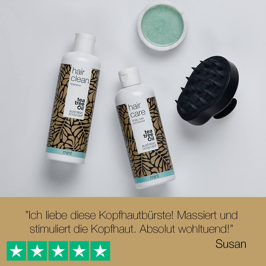 Australian Bodycare Kopfmassagebürste für trockene Kopfhaut