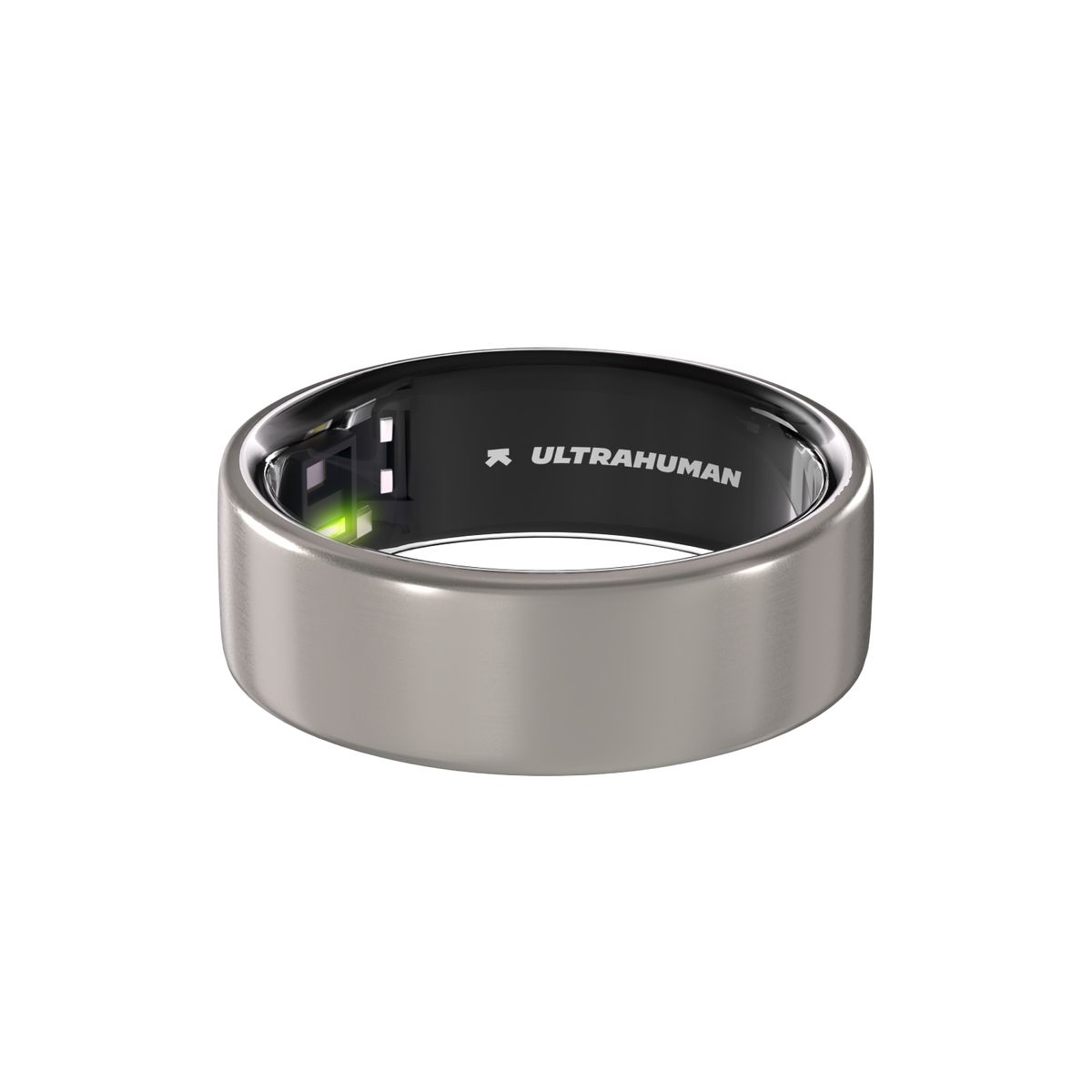 Ultrahuman AIR Smart Ring, Raw Titanium- Größe 6