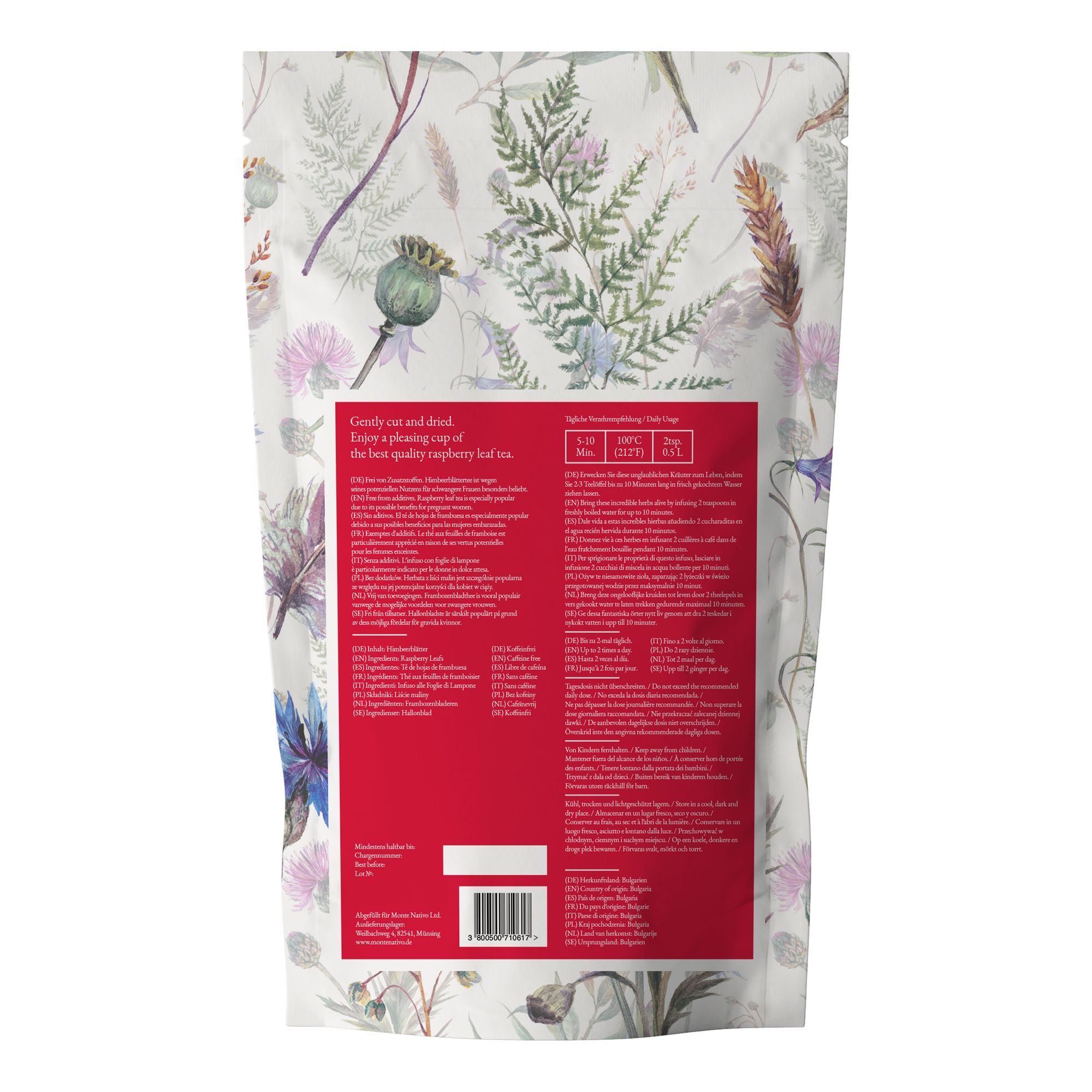 Monte Nativo Himbeerblätter Kräutertee lose