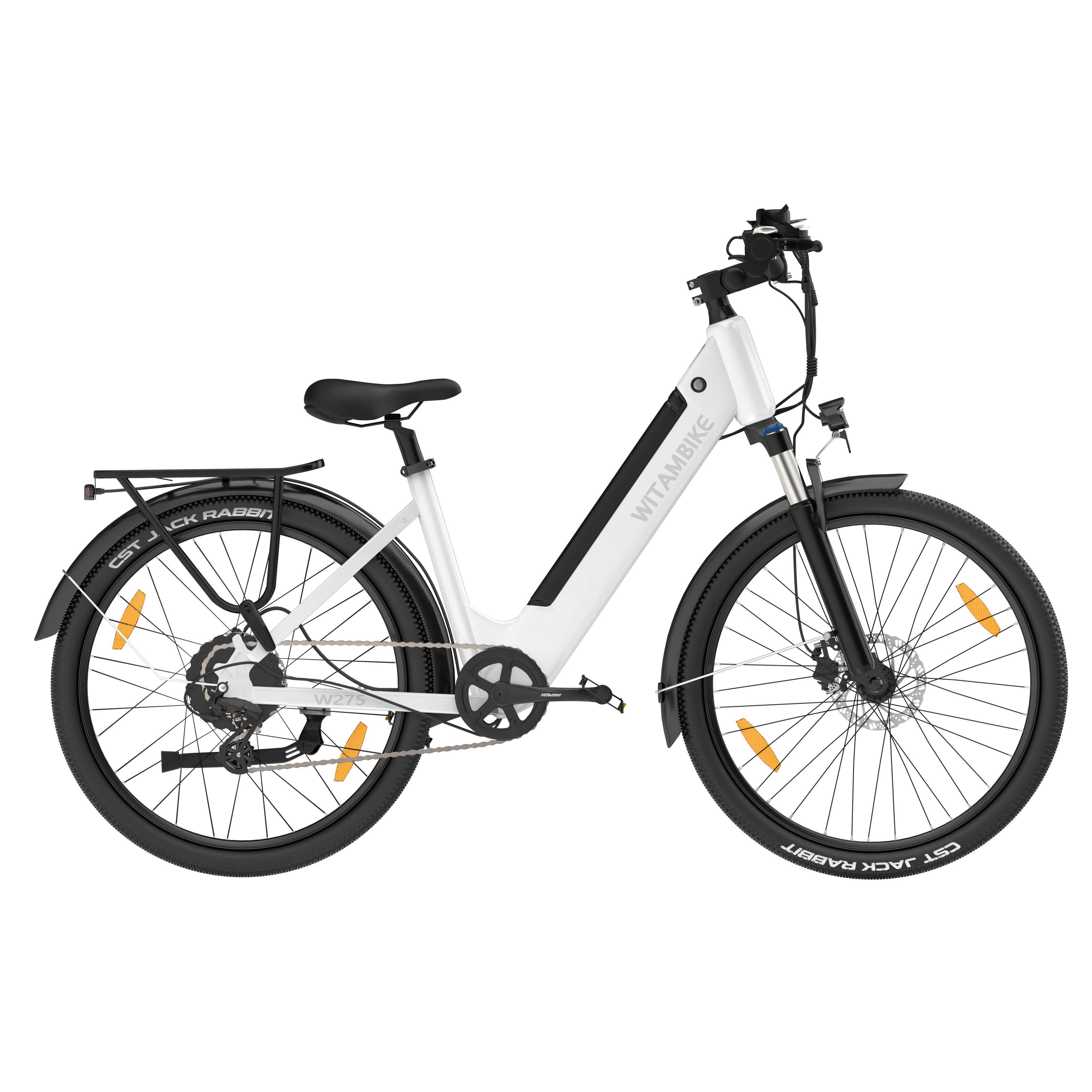 WITAMBIKE W275 E-Bike für Pendler, 36V 13Ah, 27,5" x 2,10 Reifen