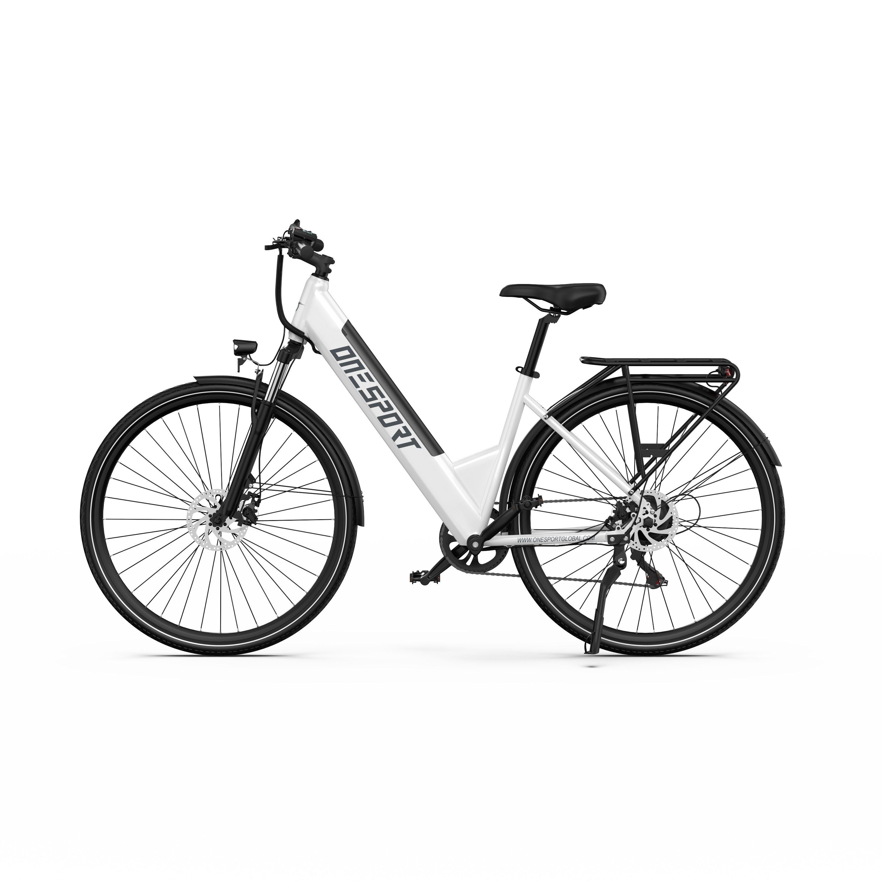 ONESPORT OT12 27,5" City-E-Bike, 36V 13Ah Akku, App-Unterstützung