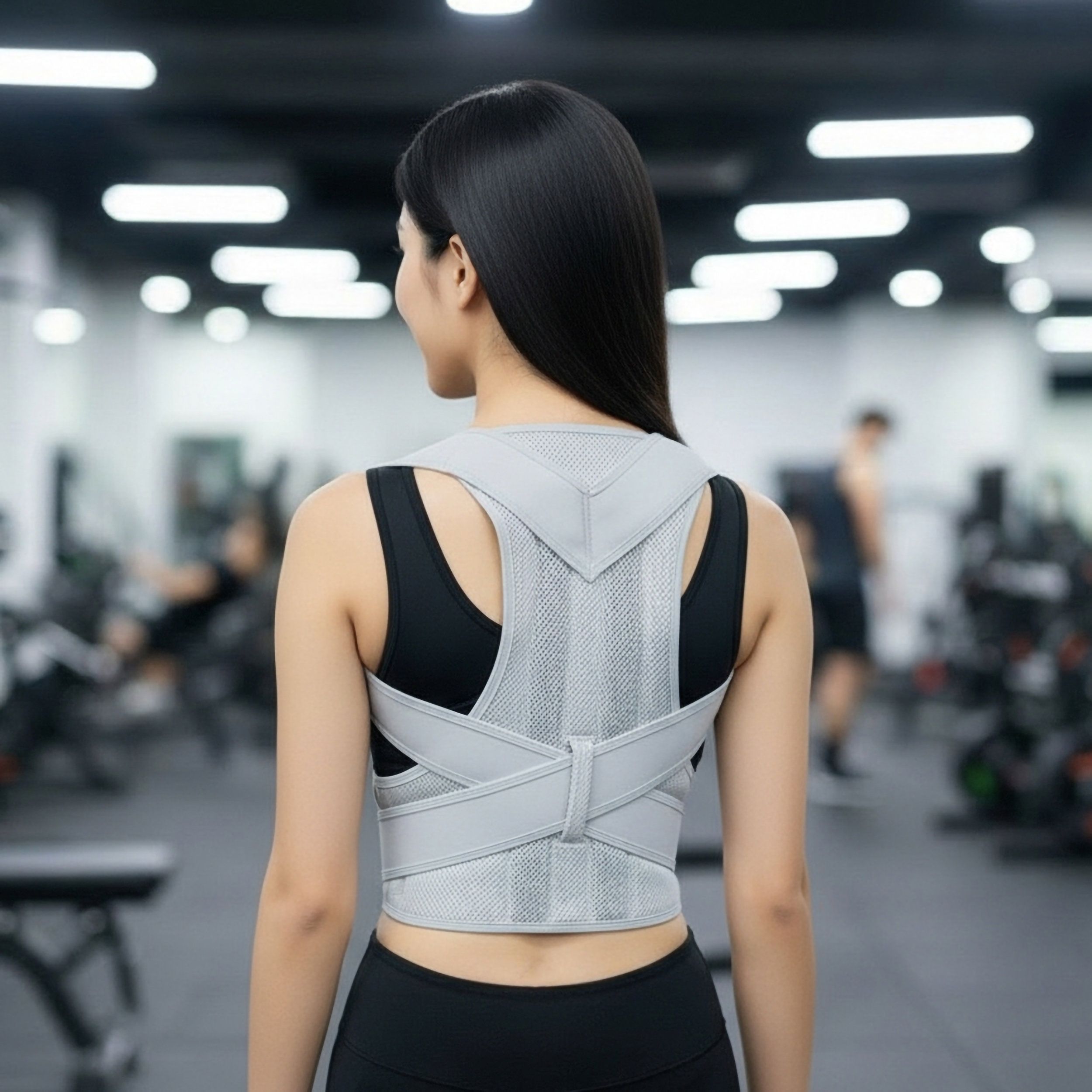 Haltungs­korrektor für Rücken & Schultern – Verstellbare, Atmungsaktive Rückenstütze – Größe L-XL