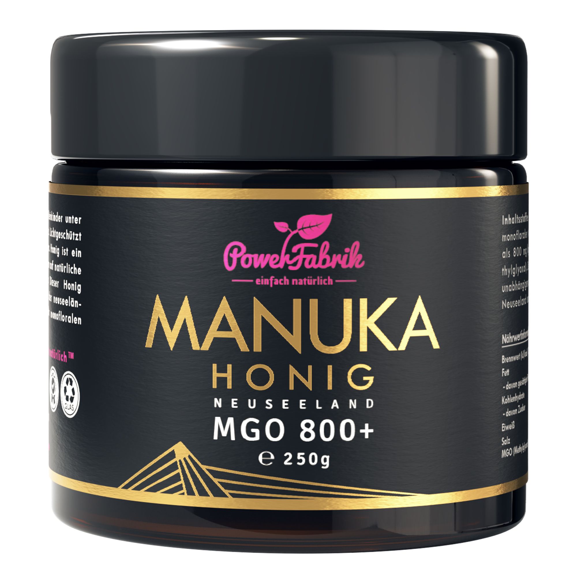 PowerFabrik Manuka Honig, MGO 800+