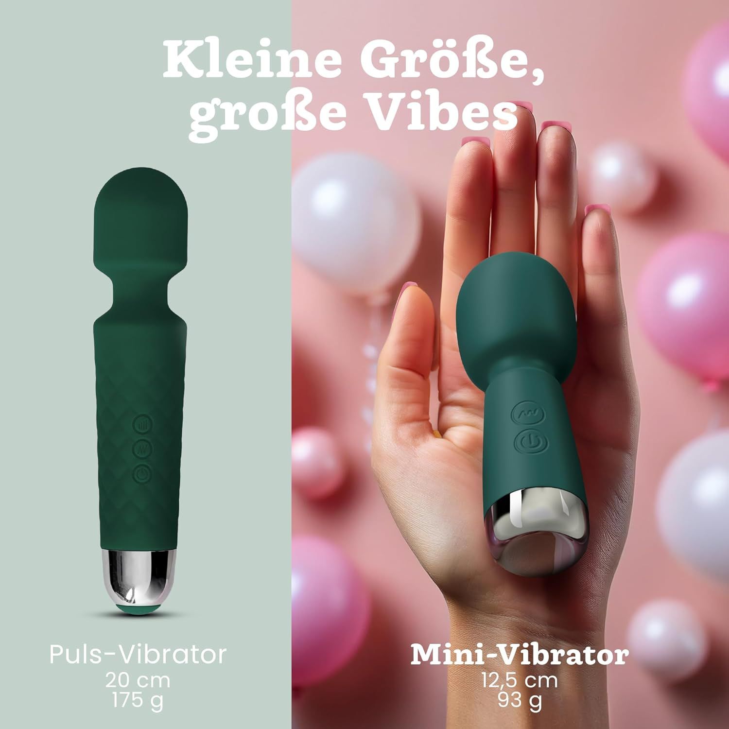 Oliver James Bullet Mini Vibrator Grün