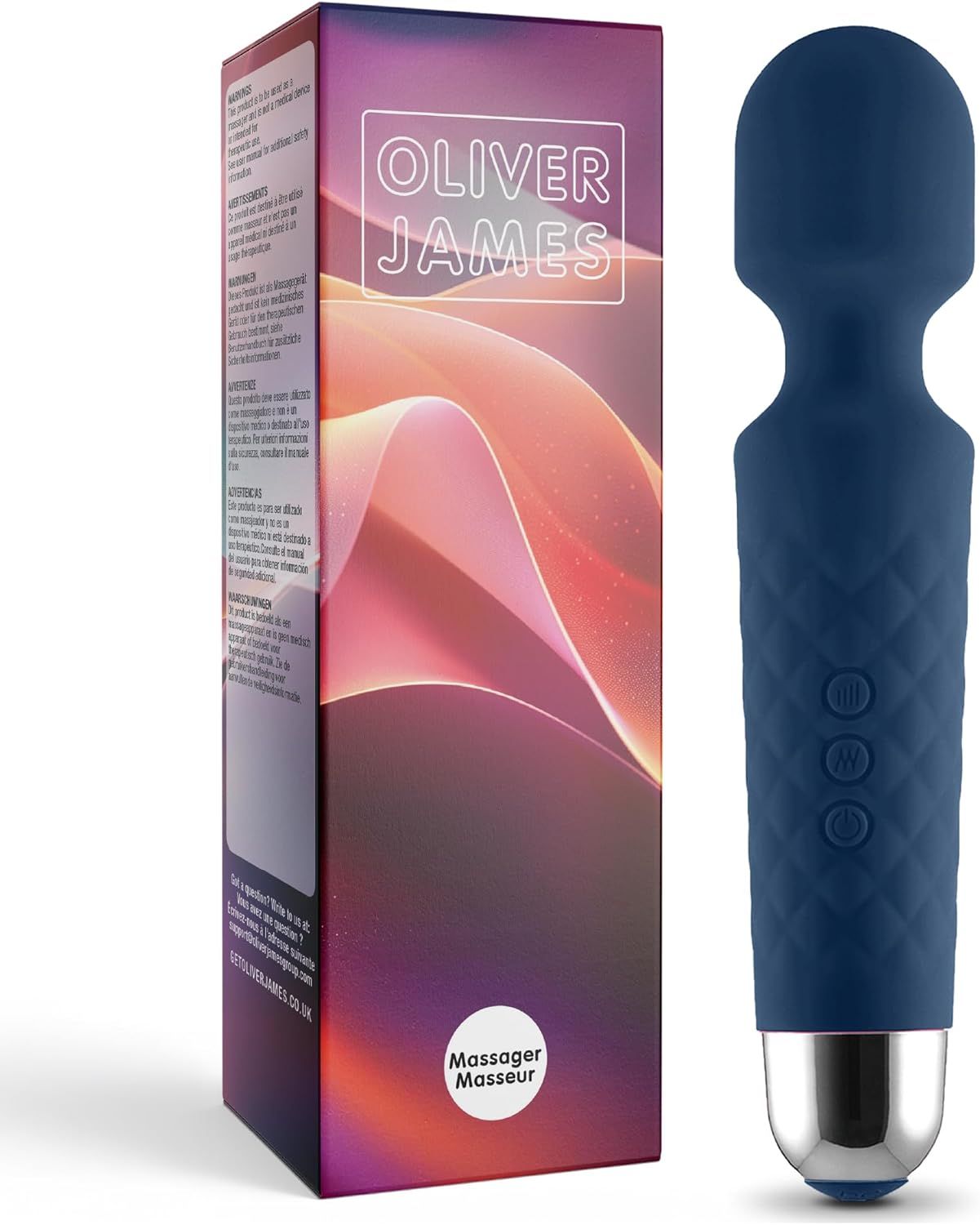 Oliver James Vibrator für Frauen - Leise & Leistungsstark Mitternachtssaphir