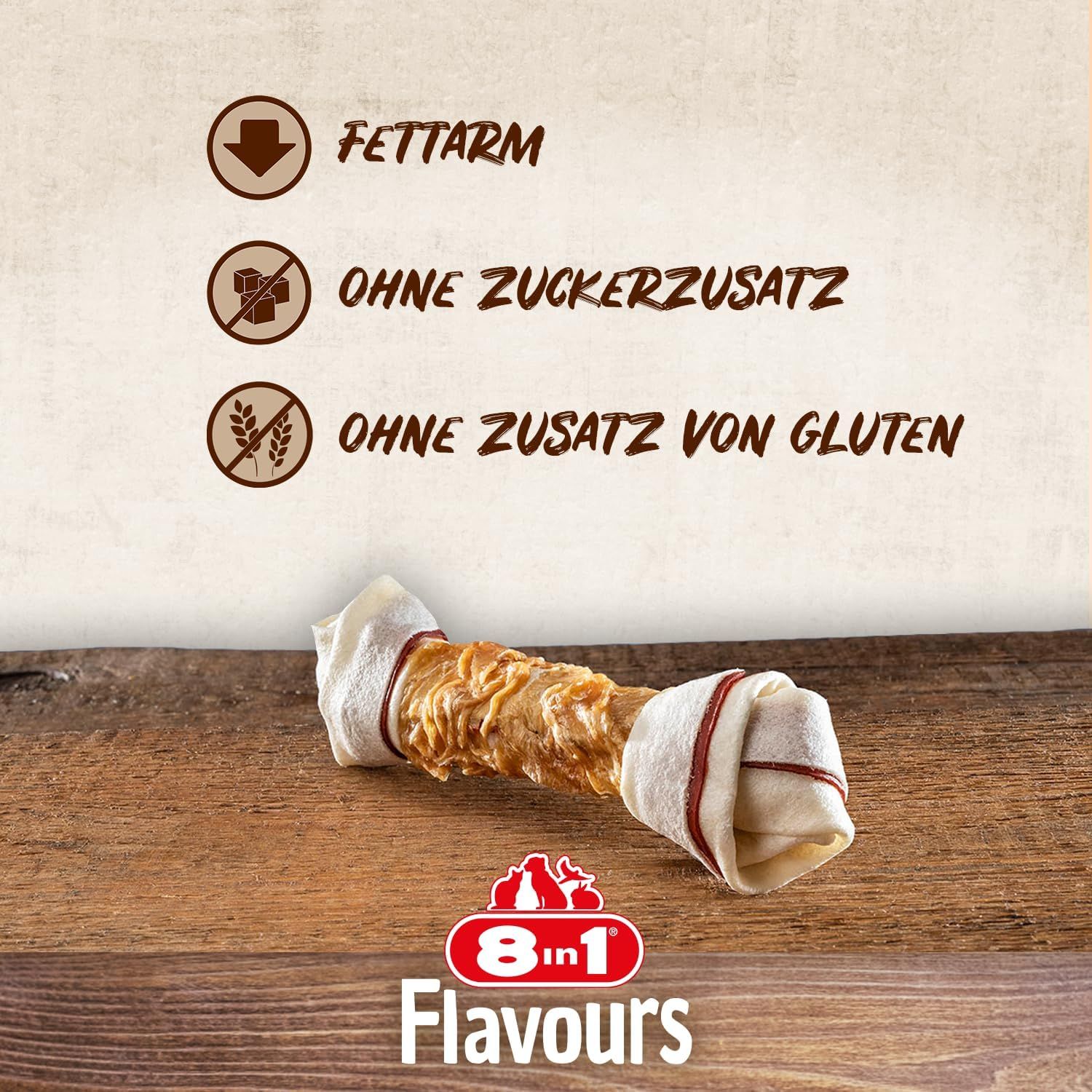 8in1 Triple Flavour Knochen M