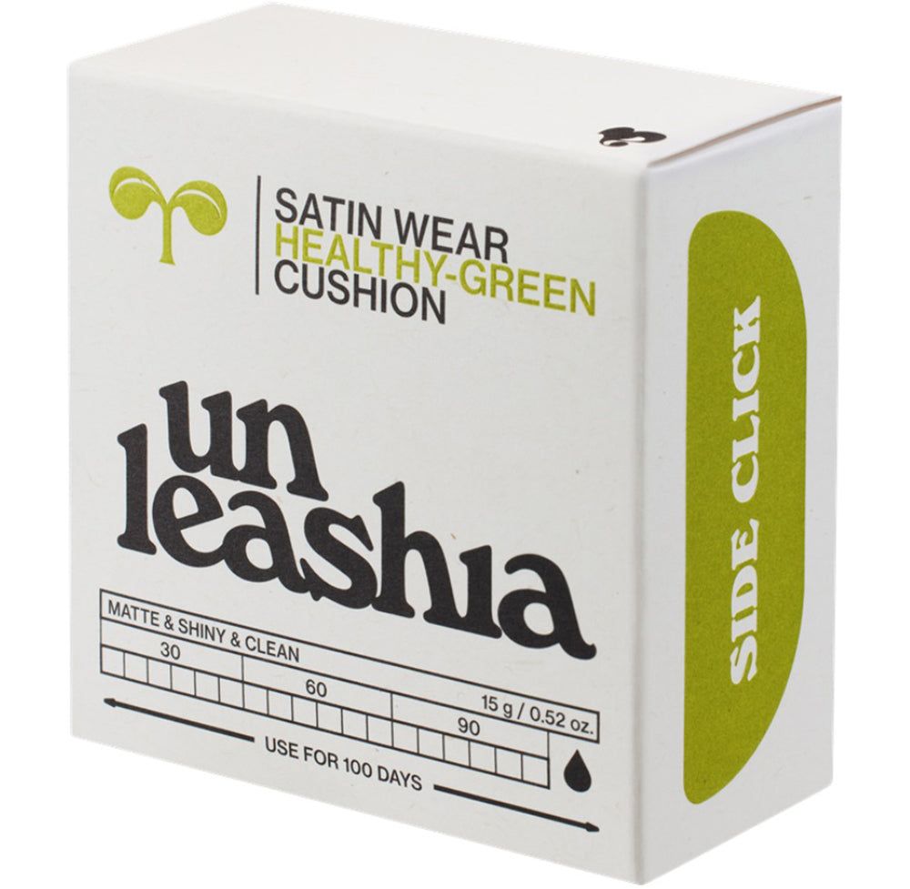 UNLEASHIA Satin Wear Healthy-Green Cushion Re-Feel Case