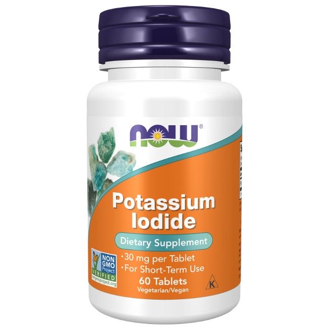 Now Foods Kaliumjodid 30 mg 60 Tabletten